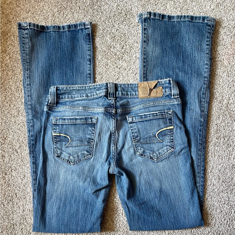 Vintage American Eagle Bootcut Blue Jeans Size 4